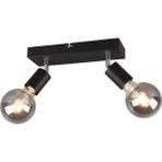 Mylights Ikili Plofonyer Hareketli Tavan Avize - Siyah - 2