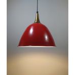 Mylights Kırmızı Vintage Metal Sarkıt Avize Bronz Askılı