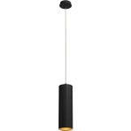 Mylights LED Avize Gün Işığı Ampullü 24 cm Yükseklik 6 cm En 100CM Kablo Uzunlğu - Siyah