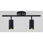 Mylights Mat Siyah Ikili LED Spot LED Aplik LED Avize Günışığı Ampullü - 2