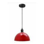 Mylights Metal Sarkıt Avize Kırmızı 30 cm - Ahşap - 1