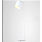 Mylights Modern Beyaz Metal Yerden Aydınlatma Köşe Lambası Lambader