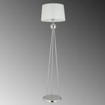 Mylights Modern Krom Gövde Beyaz Başlık Köşe Lambası Lambader