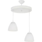 Mylights Modern Spor Ikili Avize 30 cm En Opal Camlı - Ahşap - 1