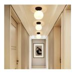 Mylights Opal Beyaz Cam Modern Spor Tekli Tavan Avize
