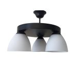 Mylights Opal Cam Retro Üçlü Plofonyer Tavan Avize