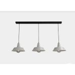 Mylights RET4RO Rustik Vintage Metal Masa Üstü Sıralı Üçlü Avize 120 cm - Ahşap