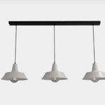 Mylights Ret4ro Rustik Vintage Metal Masa Üstü Sıralı Üçlü Avize 120 Cm