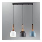 Mylights Retor Rustik Vintage Üçlü Masa Üsütü Metal Sakıt Avize