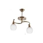Mylights Retro Eskitme Ikili Opal Camlı Avize - 1