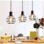 Mylights Retro Kafes Avize Sıralı 60 cm En Rustik Avize - Ahşap - 1