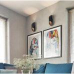 Mylights Retro Rustik Çift Yönlü Metal Led Aplik Ampul Dahildir G-9 Led