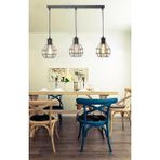 Mylights Retro Rustik Kafes Üçlü Sıralı Masa Üstü 60CM - Ahşap - 1