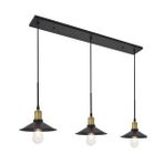 Mylights Retro Rustik Masa Üstü Sarkıt Üçlü Avize 120 Cm