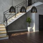 Mylights Retro Rustik Masa Üsütü Metal Sarkıt Avize Üçlü 100 Cm En