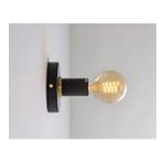 Mylights Retro Rustik Mat Siyah Aplik ve Tavan Avize Plofonyer Avize