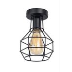 MYLİGHTS RETRO RUSTİK METAL KAFES ARMATÜR AVİZE PLOFONYER TEKLİ