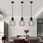 Mylights Retro Rustik Metal Kafes Sarkıt Avize Vintage Avize Tekli Tek Fiyatıdır