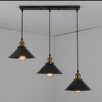 Mylights Retro Rustik Metal Sarkıt Avize Masa Üsütü Sıralı Sarkıt 60 Cm En