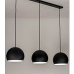 Mylights Retro Rustik Metal Sarkıt Üçlü Masa Üsütü Sıralı Küre 60 Cm Taban