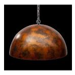 Mylights Retro Rustik Metal Sarkıt Vintage Bakır Eskitme Zincirli Avize 40 Cm En