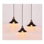 Mylights Retro Rustik Vintage Masa Üsüt Tezgah Üstü Sırlı Avize Metal Avize