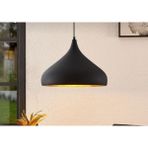 Mylights Retro Rustik Vintage Metal Sarkıt Avize 41 cm Cap - Siyah