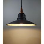 Mylights Retro Rustik Vintage Metal Sarkıt Avize Bakır Süsülü - Siyah - 1