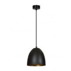 Mylights Retro Rustik Vintage Metal Sarkıt Avize Siyah İçi Altın