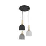 Mylights Retro Rustik Vintage Modern Spor Üçlü Metal Sarkıt Avize
