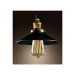Mylights Retro Siyah Tekli Sarkıt Eskitme Askı 23CM - Ahşap - 1
