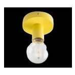 Mylights Sarı Duvar Tavan Aplik Armatür E 27 Duylu En 10 Cm