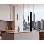 Mylights Sıralı Masaüstü Beşli 5 Li Sartkıt 120CM Metal Gövde Tasarruflu LED Ampul Inox Paslanmaz Kaplama Mat Sarı - Krom