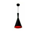 Mylights Siyah İçi Kırmızı Metal Sarkıt Avize B03