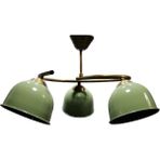 Mylights Üçlü Haki Yeşil Metal Avize Vintage Avize - 3 - Altın