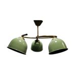 Mylights Üçlü Haki Yeşil Metal Avize Vintage Avize cok-renkli