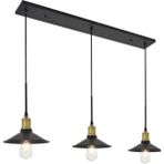 Mylights Üçlü Masa Üstü Sarkıt Avize 120 cm - 3 - Siyah