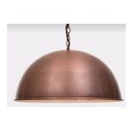 Mylights Vintage Bakır Fırcalanmış Metal Sarkıt Rustik Retro Avize 40 Cm Cap