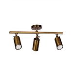 Mylights Vintage Eskitme Led Üçlü Aplik Spot Avize Gün Işığı Led Ampul Dahilidir