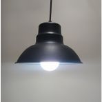 Mylights Vintage Metal Sarkıt Avize Siyah Içi Beyaz - Ahşap - 1