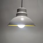Mylights Vintage Retro Rustik Metal Sarkıt Avize Beyaz İçi Altın