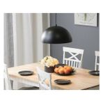 mylights Vintage Rustik Retro 40 cm Metal Sarkıt Avize Siyah Içi Beyaz MYL002425 - 1