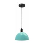 Mylights Vintage Rustik Turkuaz Metal Sarkıt Avize 30 cm En - Ahşap - 1