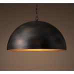 Mylights Vintage Zincirli Metal Sarkıt Avize 40 cm Cap Bakır Fırcalanmış - 1