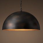 Mylights Vintage Zincirli Metal Sarkıt Avize 40 Cm Cap Bakır Fırcalanmış
