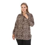 Myline Leopar Desenli Gömlek