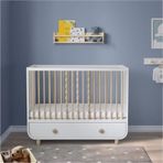 Myllra Beyaz Bebek Karyolası 60x120
