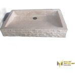 Mym Mermer Yapı Market Bej Mermer Dışı Patlatma Dikdörtgen Lavabo