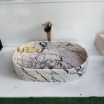 Mym Mermer Yapı Market Menekşe Mermer Gizli Giderli Dizayn Lavabo