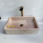 Mym Mermer Yapı Market Traverten Dikdörtgen Lavabo